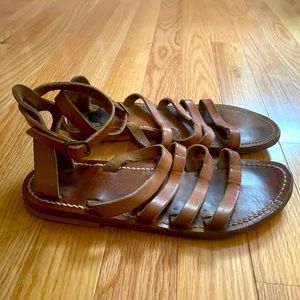 K. Jacques St. Tropez Leather Sandals